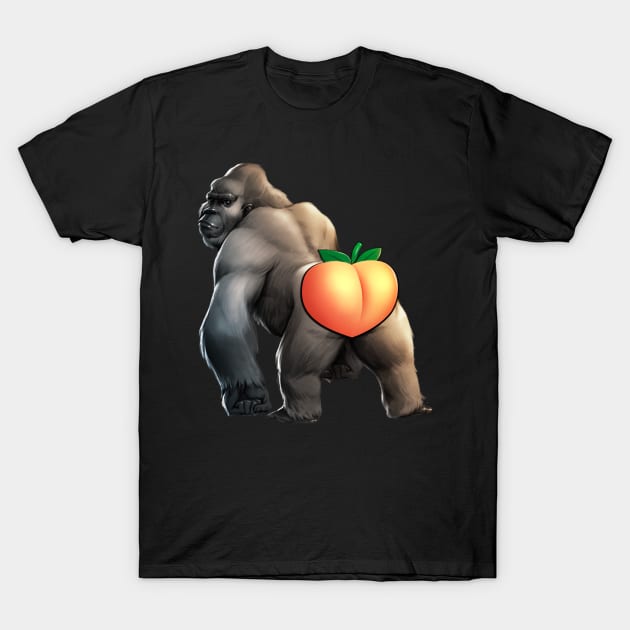 Silverback Peach T-Shirt by Tobe_Fonseca